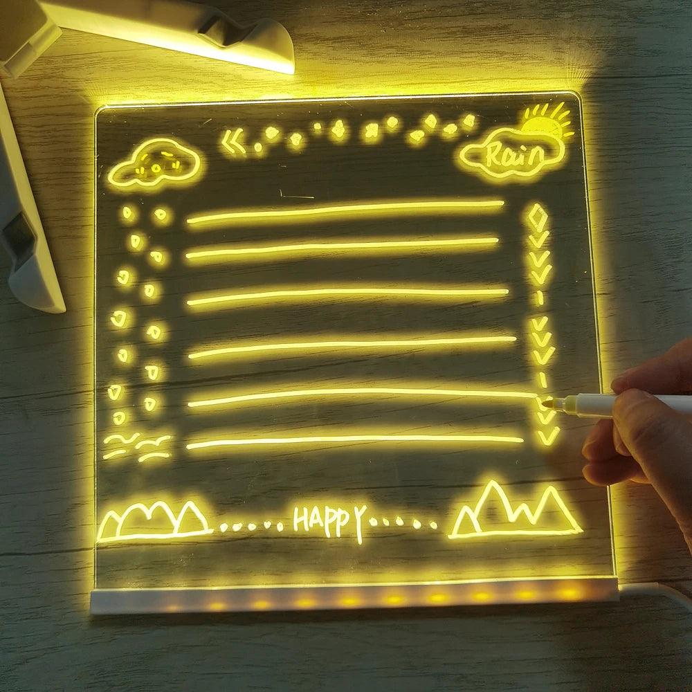 GlowNote Personalized LED Message Board My Helestia 