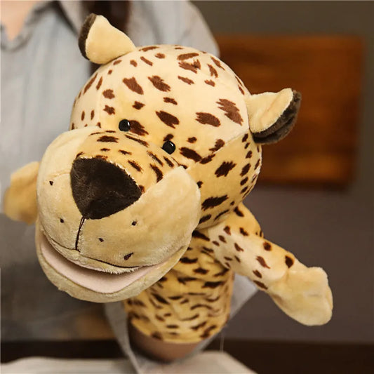 Leopard Safari Friends Hand Puppet Set myHelestia 