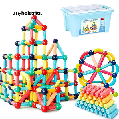 InnoPlay Magnetic Blocks packaging and contents - 108 pieces