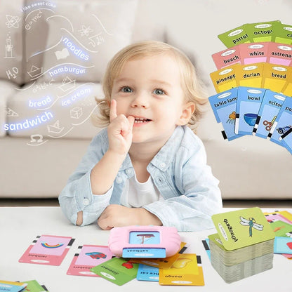Child learning with he toy