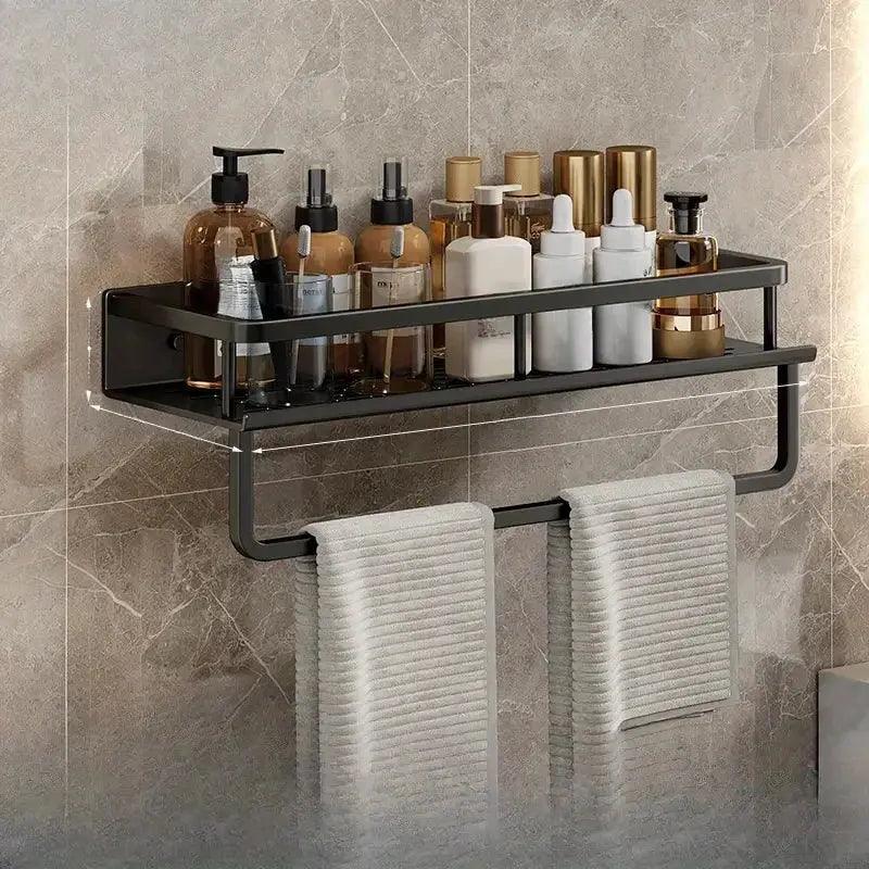 Luxe Brushed Gold Bathroom Shelf My Helestia 