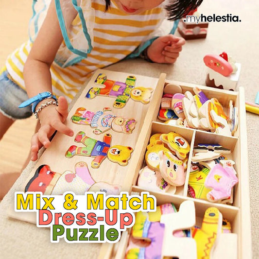 Mix & Match Dress-Up Puzzle cover image