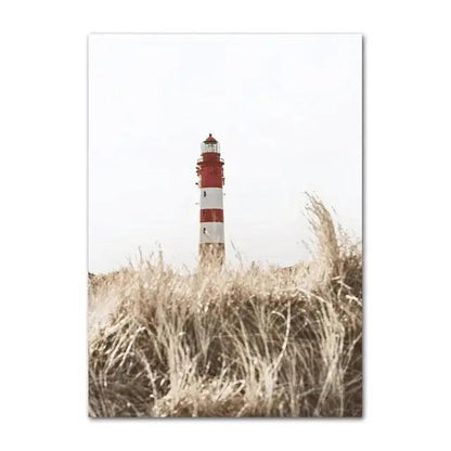 Solitary Lighthouse with Nordic Modern style Wall Art Decor | MyHelestia