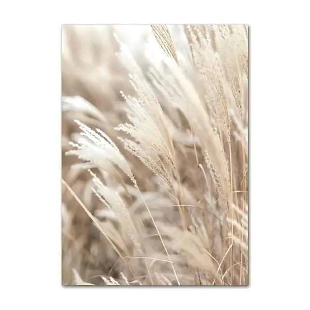 Whispering Wheat Fields with Nordic Modern style Wall Art Decor | MyHelestia