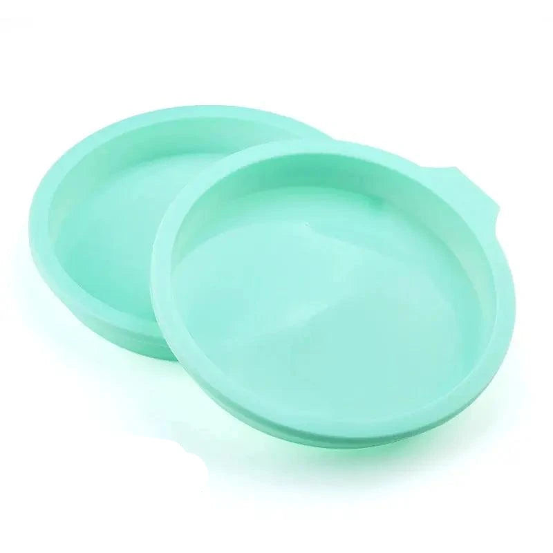 Green 6 inches set of 2 - Perfect Bake Silicone Cake Pan Set - myHelestia