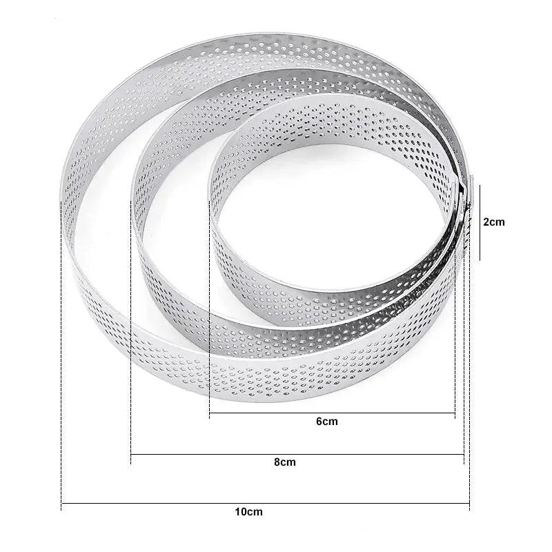 Perforated Round Tart Ring My Helestia 