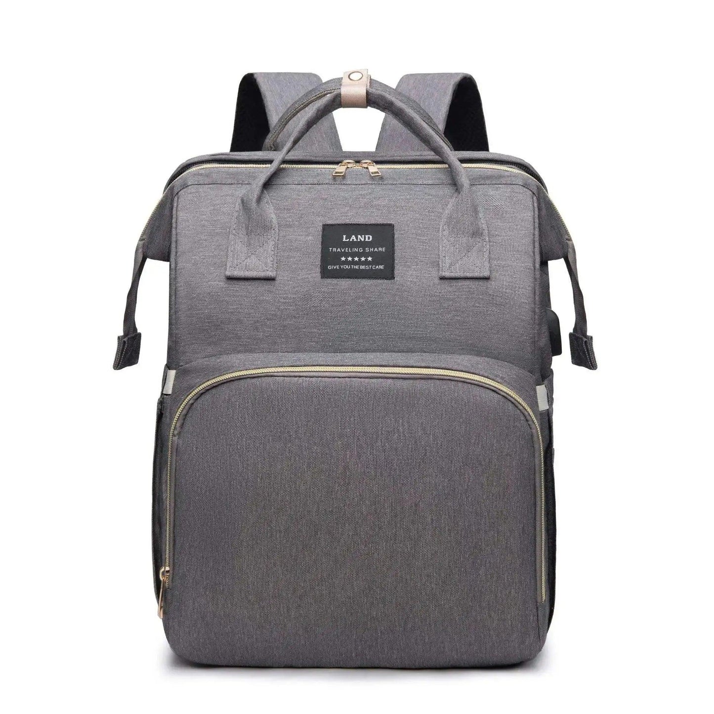 Graphite Gray Elegance model of the Pro Diaper Backpack - myHelestia