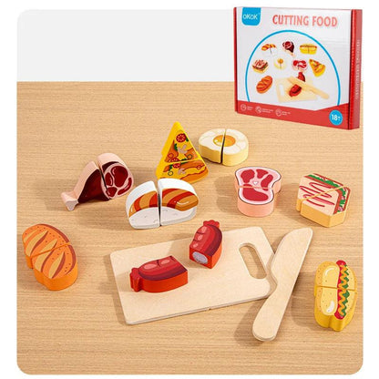 Foods Mini MasterChef Cutting Toy myHelestia 