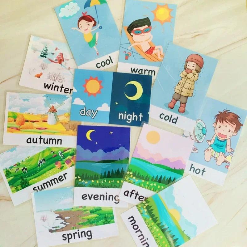 12pcs-Season-time-CHINA Emotions, Family & Seasons Cards myHelestia 