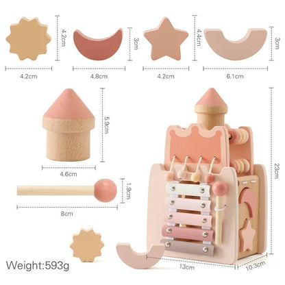 Castle Harmony Musical Wooden Playset myHelestia 