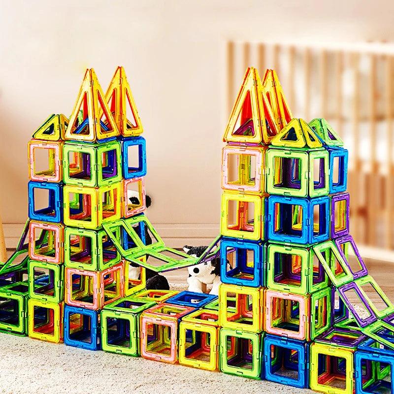 Magnetic WonderBlocks: The Ultimate Kids' Building Kit myHelestia 