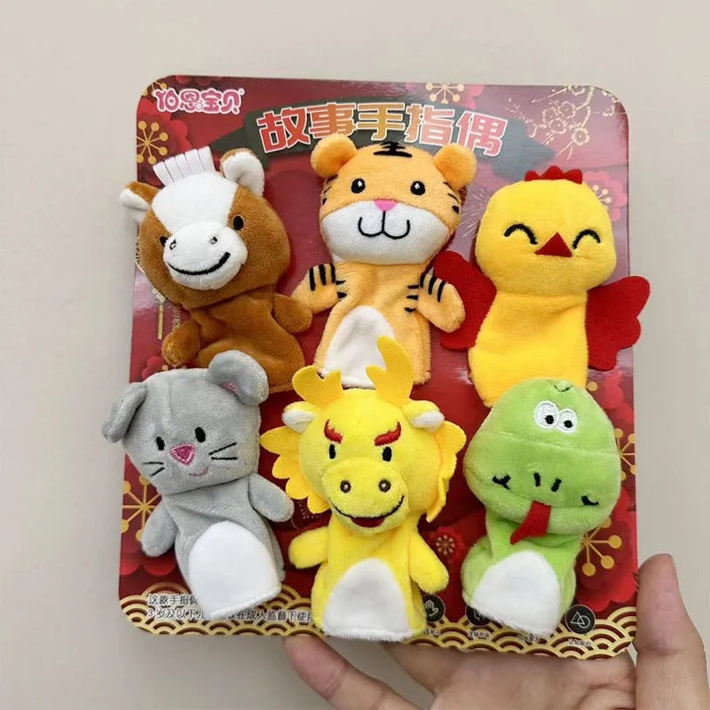 Animals-G-6pcs-Animal-CHINA StoryTime Animal Friends Finger Puppets myHelestia 