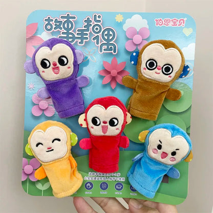 Animals-F-5pcs-Animal-CHINA StoryTime Animal Friends Finger Puppets myHelestia 