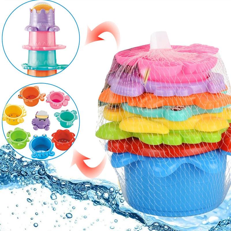 Ocean Fun Stack Cups Tower myHelestia 