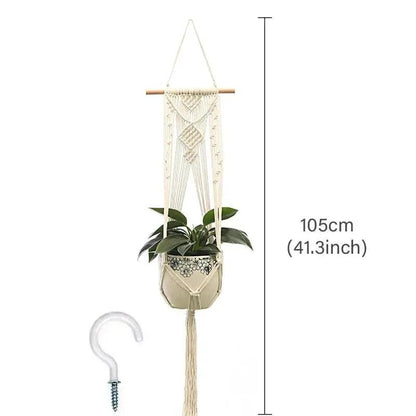 Serene Weave Macrame Plant Hanger My Helestia 