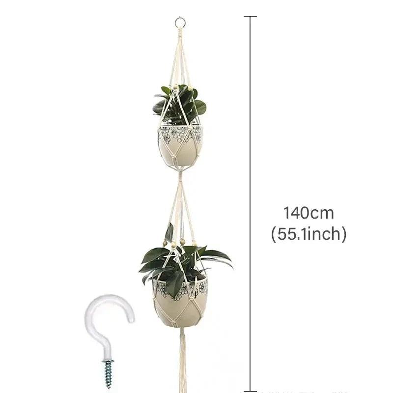 Serene Weave Macrame Plant Hanger My Helestia 