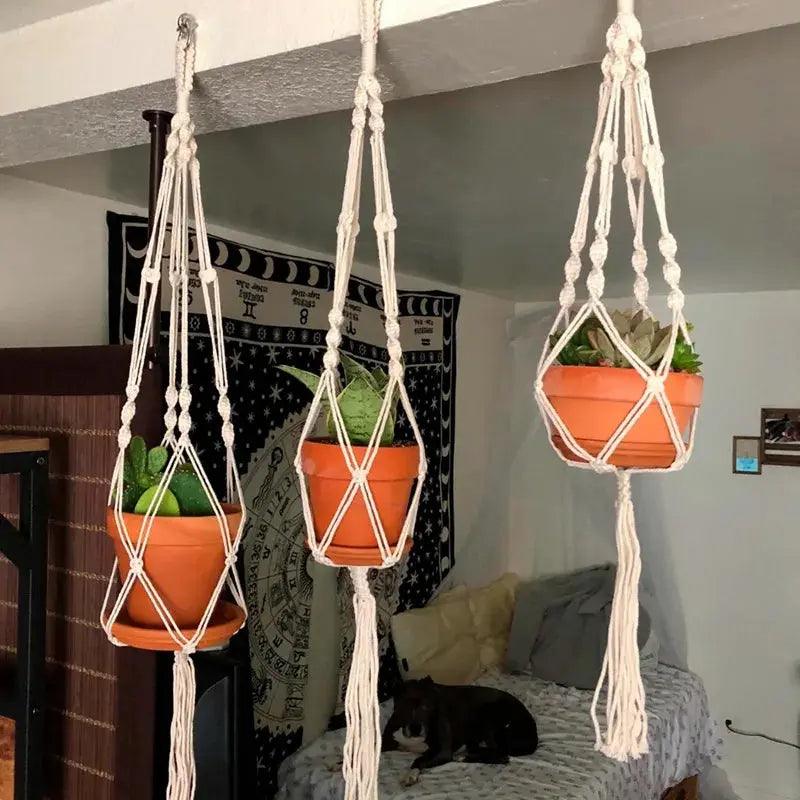 Serene Weave Macrame Plant Hanger My Helestia 