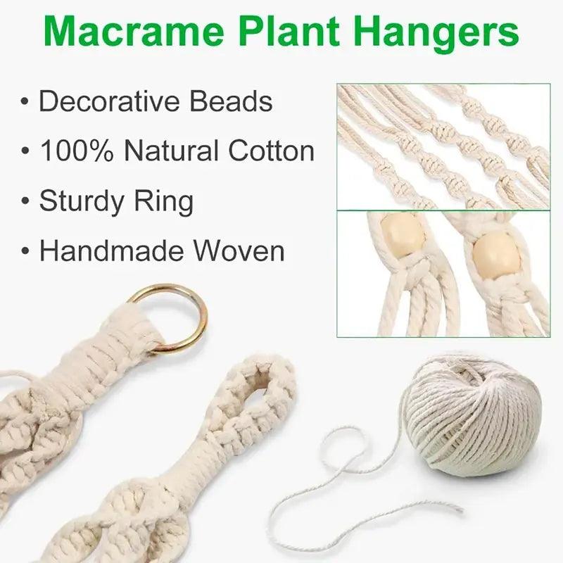 Serene Weave Macrame Plant Hanger My Helestia 