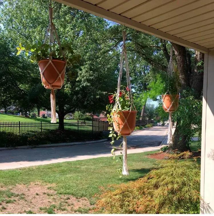 Serene Weave Macrame Plant Hanger My Helestia 