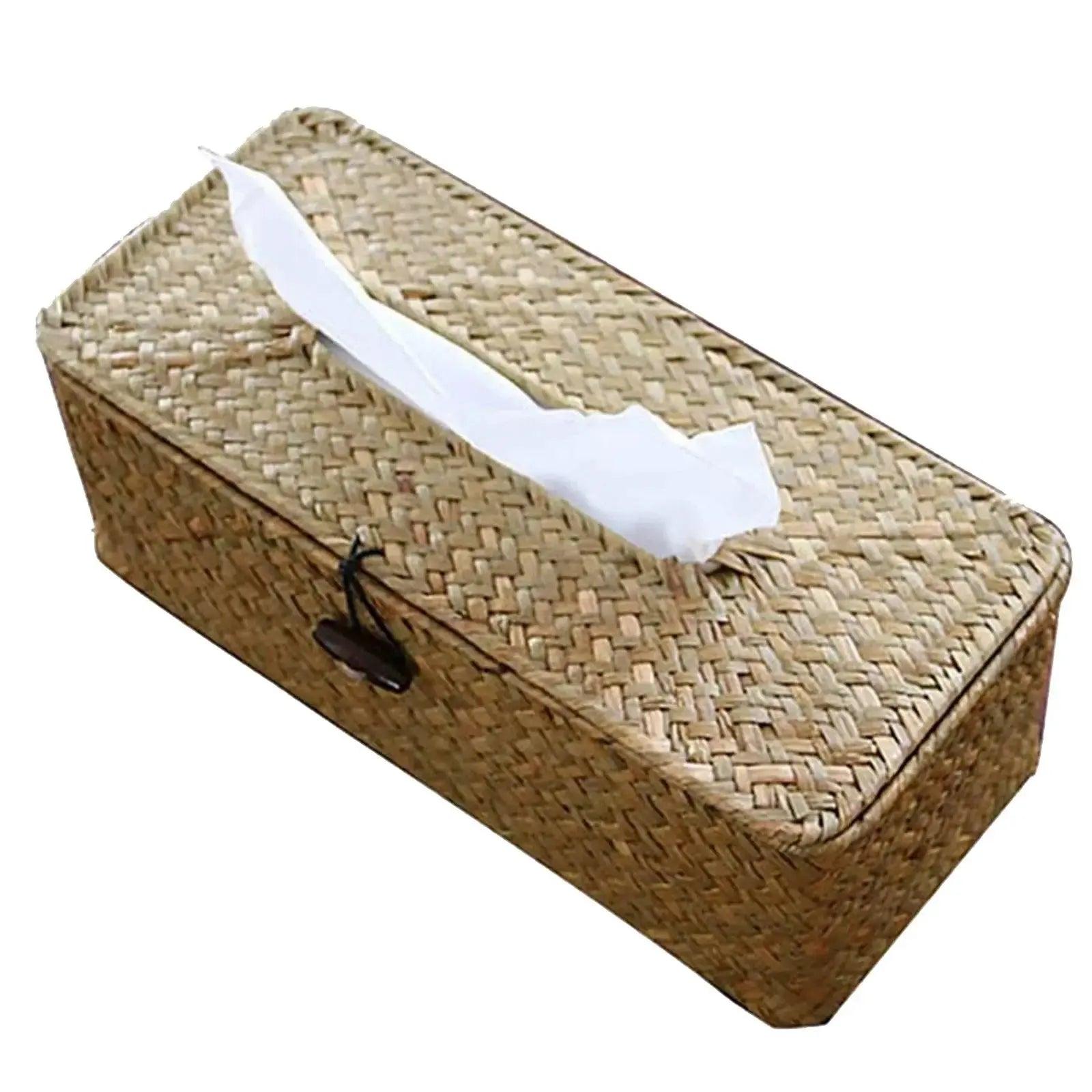 Serene Weave Rattan Tissue Box My Helestia 