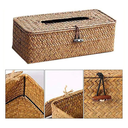 Serene Weave Rattan Tissue Box My Helestia 