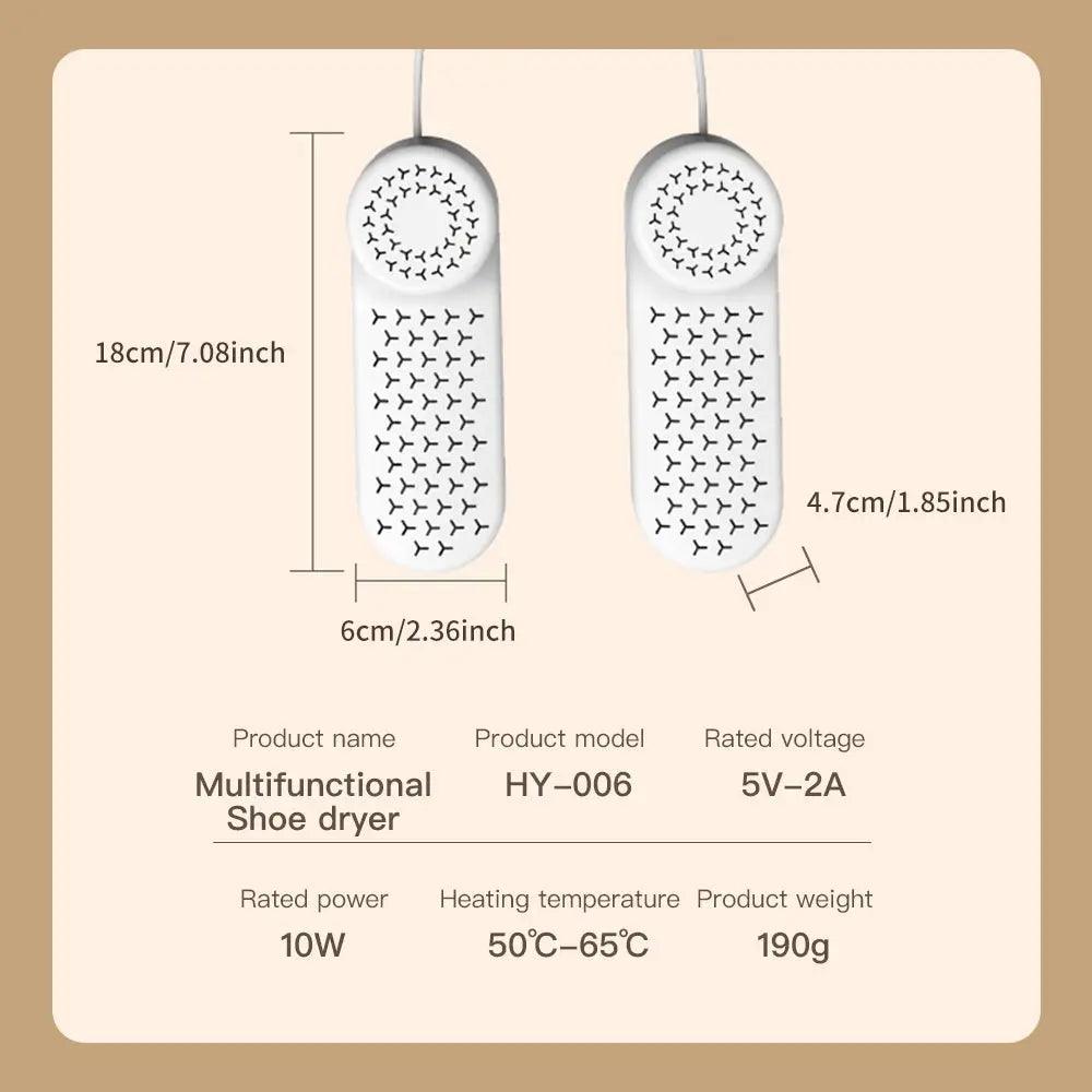 SoleCare USB Shoe Warmer & Deodorizer My Helestia 