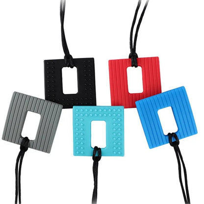 collection of Square Silicone Chewable Toy