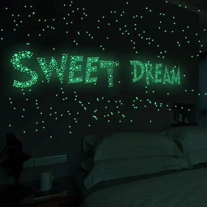 Being creative with Starlit Dreams 3D Glow-in-the-Dark Wall Stickers - myHelestia