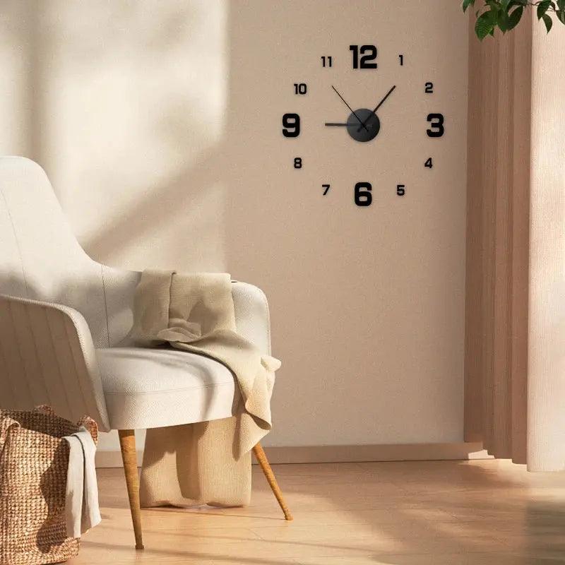 Timeless Charm Frameless Wall Clock My Helestia 