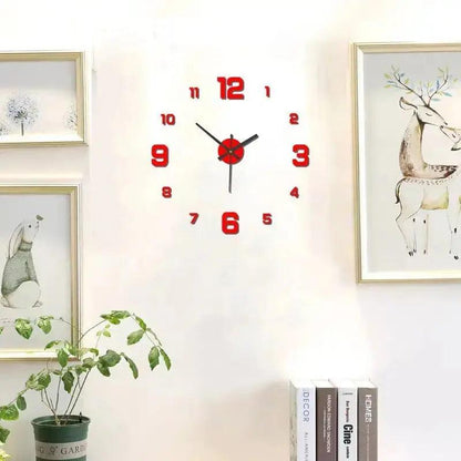 Timeless Charm Frameless Wall Clock My Helestia 