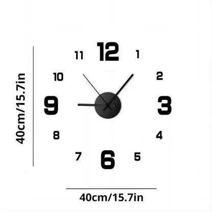 Timeless Charm Frameless Wall Clock My Helestia 