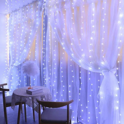 TwinkleWave Holiday Curtain Lights My Helestia 