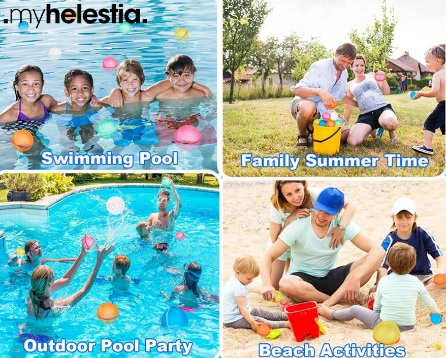 HydroSplash Reusable Water Balloons myHelestia 